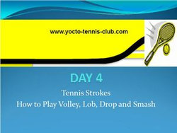 Master in 5 Days (Tennis Coaching Course) : Day 4