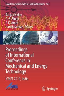 Proceedings of International Conference in Mechanical and Energy Technology