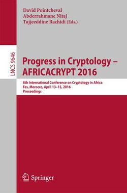 Progress in Cryptology – AFRICACRYPT 2016