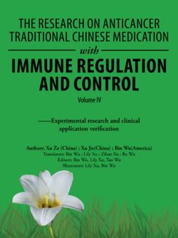 The Research on Anticancer Traditional Chinese Medication with Immune Regulation and Control