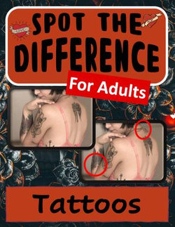 Spot the Difference Book for Adults - Tattoos