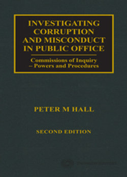 Investigating Corruption and Misconduct in Public Office