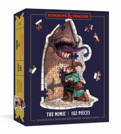 Dungeons and Dragons Mini Shaped Jigsaw Puzzle: the Mimic Edition