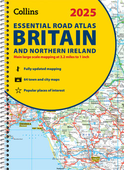 Collins Road Atlas - 2025 Collins Essential Road Atlas Britain and Northern Ireland