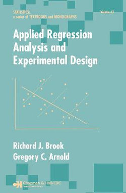 Applied Regression Analysis and Experimental Design