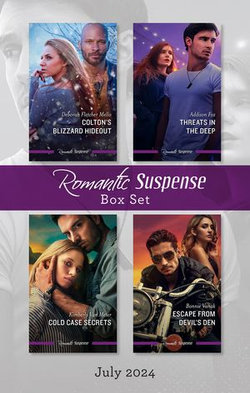 Suspense Box Set July 2024/Colton's Blizzard Hideout/Threats In The Deep/Cold Case Secrets/Escape From Devil's Den