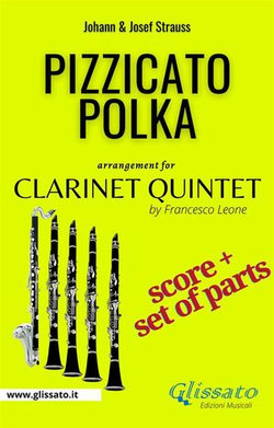 Clarinet Quintet score of "Pizzicato Polka"