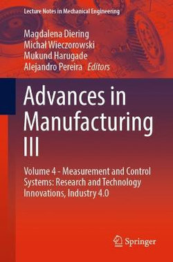 Advances in Manufacturing III