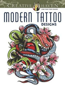 Creative Haven Modern Tattoo Designs Coloring Book