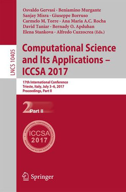 Computational Science and Its Applications – ICCSA 2017