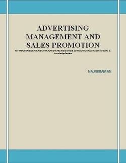 ADVERTISING MANAGEMENT AND SALES PROMOTION