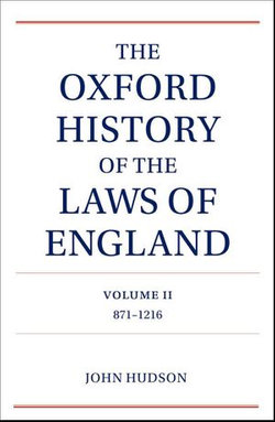 The Oxford History of the Laws of England Volume II