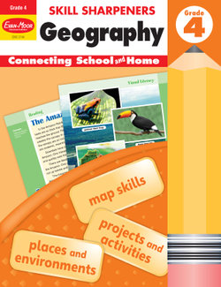 Skill Sharpeners: Geography, Grade 4 Workbook