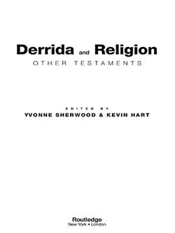 Derrida and Religion