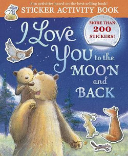 I Love You to the Moon and Back Sticker Activity