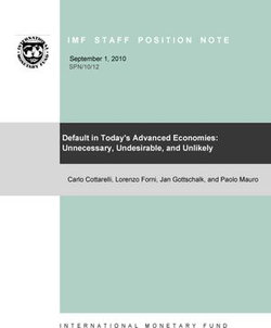 Default in Today's Advanced Economies: Unnecessary, Undesirable, and Unlikely