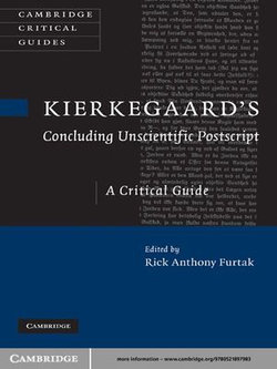 Kierkegaard's 'Concluding Unscientific Postscript'