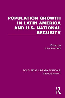 Population Growth in Latin America and U. S. National Security