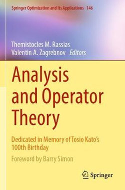 Analysis and Operator Theory