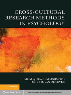 Cross-Cultural Research Methods in Psychology