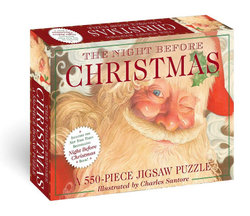 The Night Before Christmas: 550-Piece Jigsaw Puzzle & Book