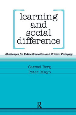 Learning and Social Difference