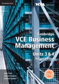 Cambridge VCE Business Management Units 3&4