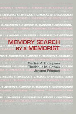 Memory Search By A Memorist