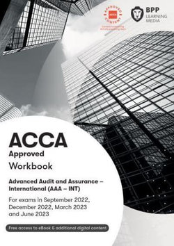 ACCA Advanced Audit and Assurance (International)