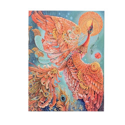 Firebird (Birds of Happiness) Ultra Lined Hardback Journal (Elastic Band Closure)