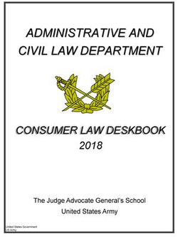 2018 Consumer Law Deskbook