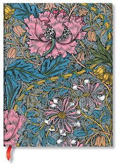 Morris Pink Honeysuckle (William Morris) Ultra Unlined Hardcover Journal