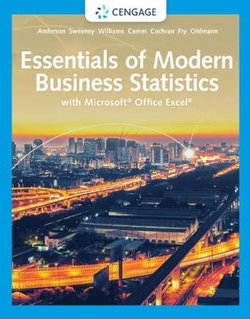 Essentials of Modern Business Statistics with MicrosoftA (R) ExcelA (R)