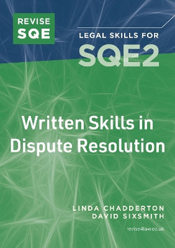 Revise SQE Written Skills in Dispute Resolution