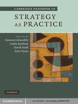 Cambridge Handbook of Strategy as Practice