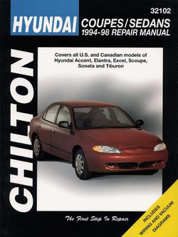 Hyundai Coupes/Sedans (94 - 98) (Chilton)