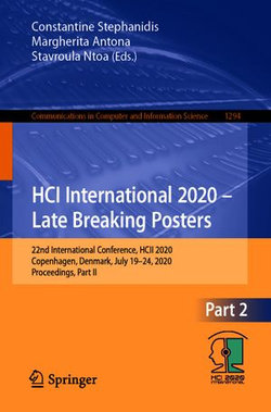 HCI International 2020 – Late Breaking Posters