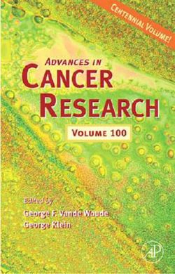 Advances in Cancer Research