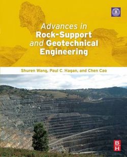 Advances in Rock-support and Geotechnical Engineering