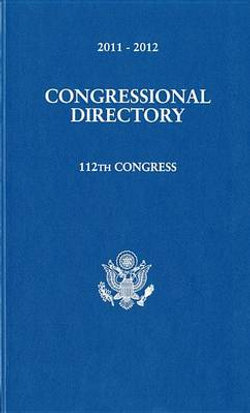 2011-2012 Official Congressional Directory, 112th Congress, Convened Jsanuary 5, 2011