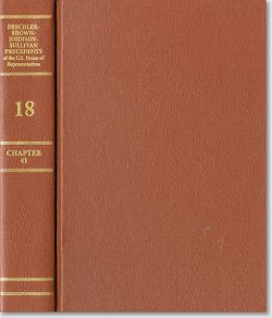 Deschler-Brown-Johnson-Sullivan Precedents of the United States House of Representatives, Chapter 41