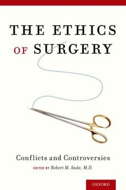 The Ethics of Surgery