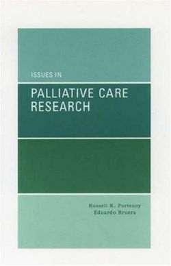 Issues in Palliative Care Research