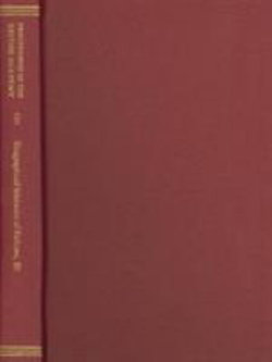 Proceedings of the British Academy, Volume 124. Biographical Memoirs of Fellows, III