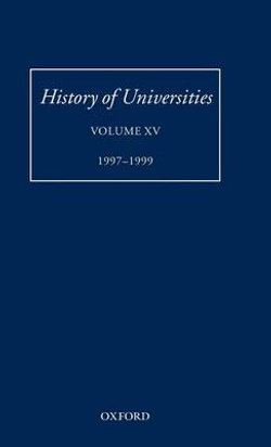 History of Universities: Volume XV: 1997-1999