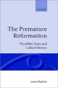 The Premature Reformation