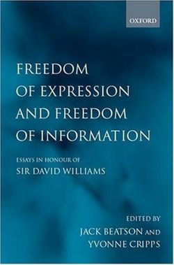 Freedom of Expression and Freedom of Information