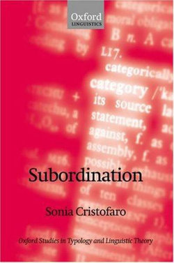 Subordination