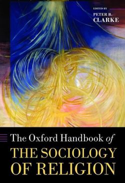 The Oxford Handbook of the Sociology of Religion