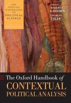 The Oxford Handbook of Contextual Political Analysis